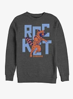 Marvel Avengers: Endgame Text Pop Rocket Sweatshirt