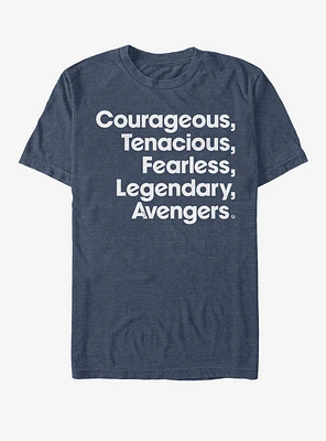 Marvel Avengers: Endgame Name List T-Shirt