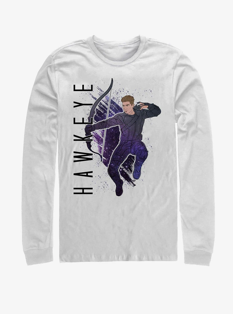 Marvel Avengers: Endgame Hawkeye Painted Long-Sleeve T-Shirt