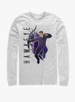 Marvel Avengers: Endgame Hawkeye Painted Long-Sleeve T-Shirt