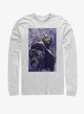 Marvel Avengers: Endgame Thanos Painted Long-Sleeve T-Shirt