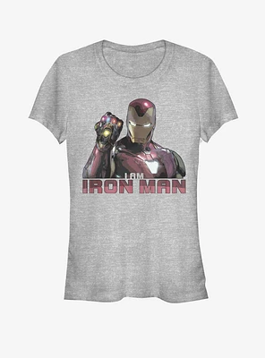 Marvel Avengers: Endgame Iron Man Stones Girls T-Shirt