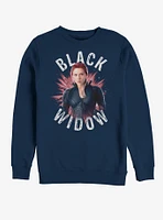 Marvel Avengers: Endgame Black Widow Burst Sweatshirt