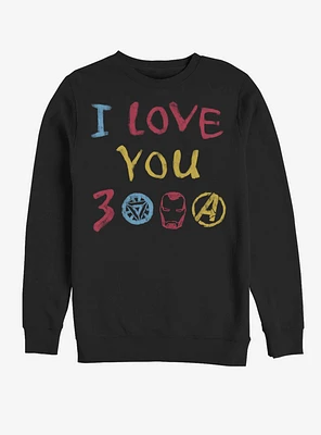 Marvel Avengers: Endgame Love Hand Drawn Sweatshirt