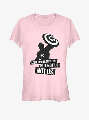 Marvel Avengers: Endgame Fighting Captain America Girls T-Shirt