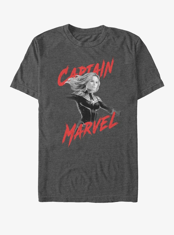 Marvel Avengers: Endgame High Contrast Captain T-Shirt