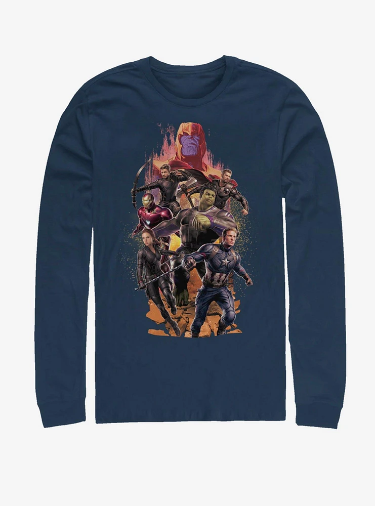 Marvel Avengers: Endgame Final Battle Long-Sleeve T-Shirt