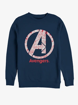 Marvel Avengers: Endgame Line Art Logo Sweatshirt