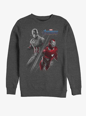 Marvel Avengers: Endgame Captain America and Iron Man Sweatshirt