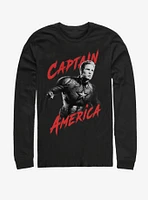 Marvel Avengers: Endgame High Contrast America Long-Sleeve T-Shirt