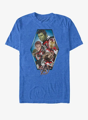Marvel Avengers: Endgame Hexagon Avenged T-Shirt