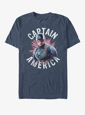 Marvel Avengers: Endgame Captain America Burst T-Shirt