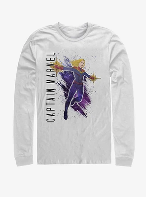 Marvel Avengers: Endgame Captain Painted Long-Sleeve T-Shirt