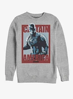 Marvel Avengers: Endgame Captain America Poster Sweatshirt