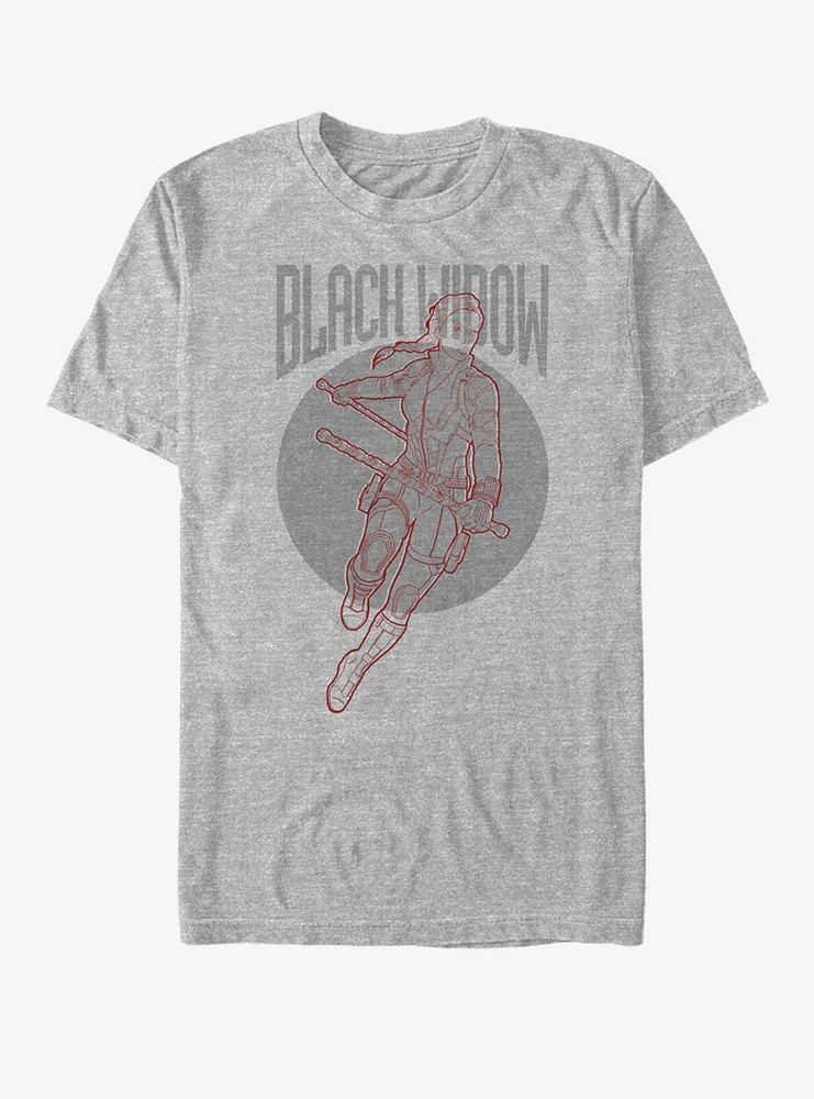 Marvel Avengers: Endgame Black Widow Simplicity T-Shirt