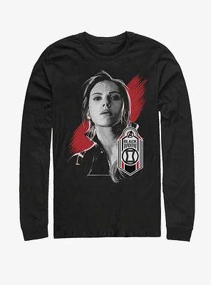 Marvel Avengers: Endgame Black Widow Tag Long-Sleeve T-Shirt