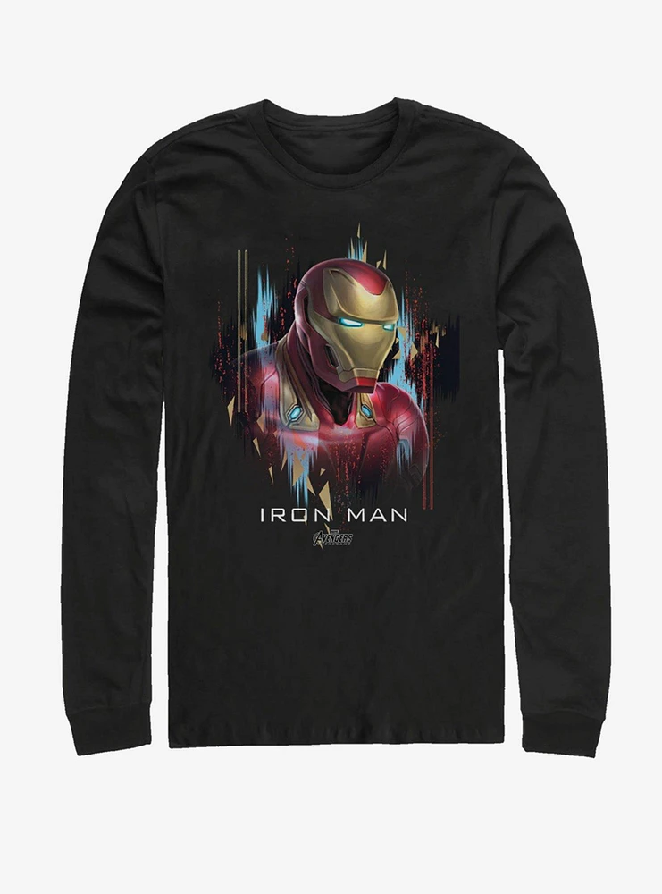 Marvel Avengers: Endgame Iron Man Portrait Long-Sleeve T-Shirt