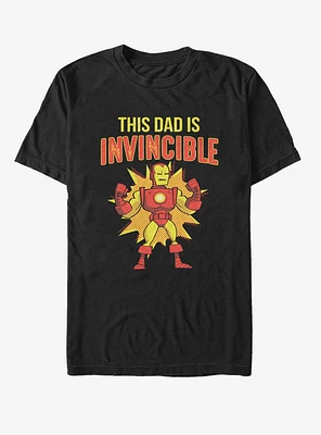 Marvel Iron Man This Dad Is Invincible T-Shirt