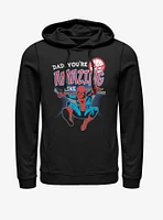 Marvel Spider-Man Amazing Like Dad Hoodie