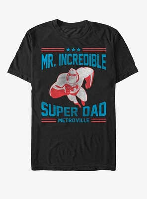 Disney Pixar The Incredibles Athletic Super Dad T-Shirt