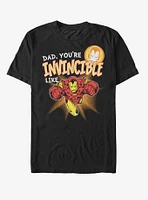 Marvel Iron Man Invincible like Dad T-Shirt