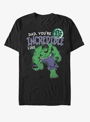 Marvel Hulk Incredible Like Dad T-Shirt