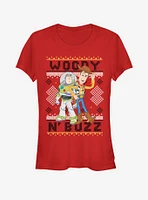 Disney Pixar Toy Story Woody Buzz Sew Girls T-Shirt