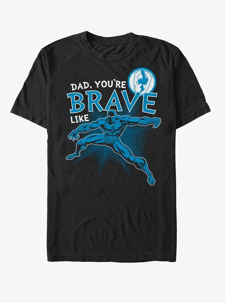 Marvel Black Panther Brave Like Dad T-Shirt