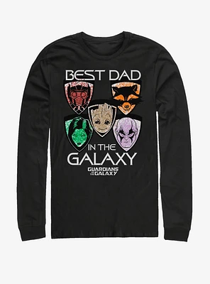 Marvel Guardians of the Galaxy Best Dad Long-Sleeve T-Shirt