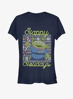 Disney Pixar Toy Story Alien Christmas Girls T-Shirt