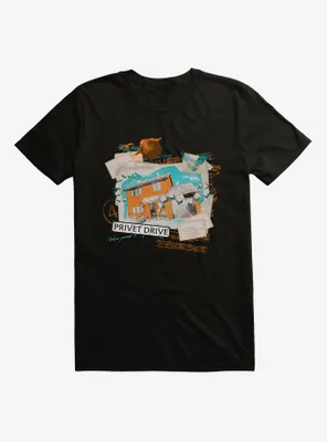 Harry Potter Privet Drive Collage T-Shirt