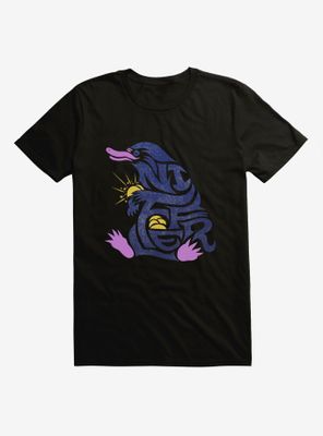 Fantastic Beasts Niffler Script T-Shirt