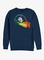 Disney Pixar Toy Story Rainbow Buzz Sweatshirt