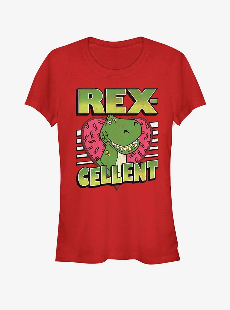 Disney Pixar Toy Story Rexcellent Heart Girls T-Shirt