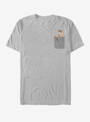 Disney Pixar Toy Story Woody Faux Pocket T-Shirt