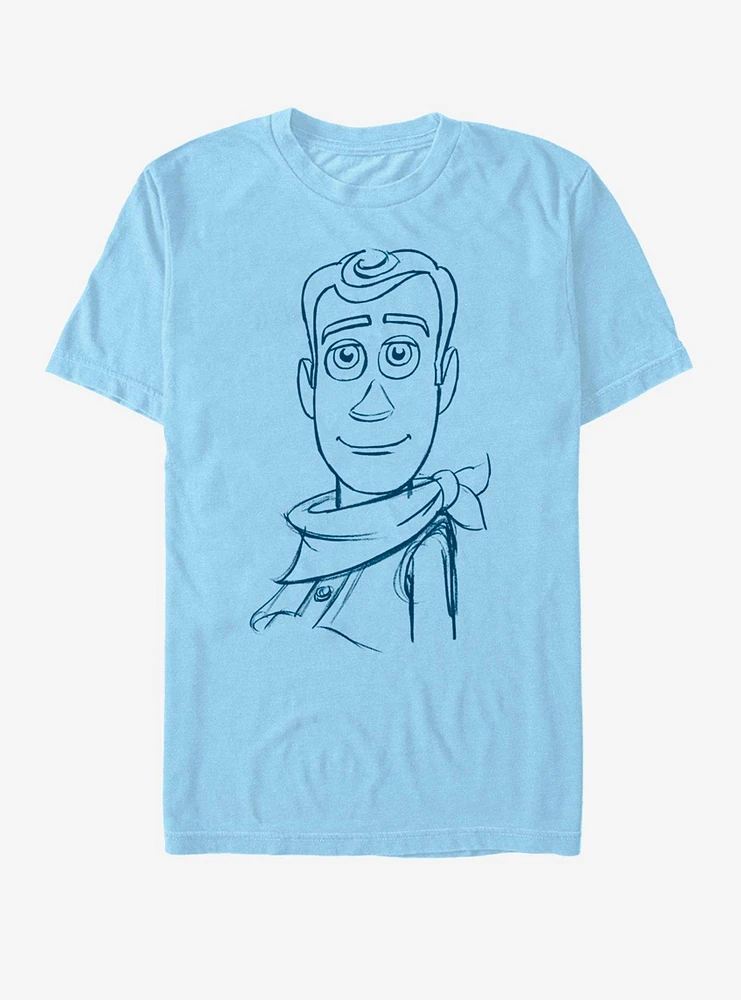 Disney Pixar Toy Story Woody Sketch T-Shirt