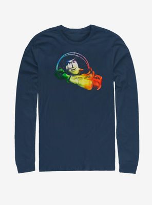 Disney Pixar Toy Story Rainbow Buzz Long Sleeve T-Shirt