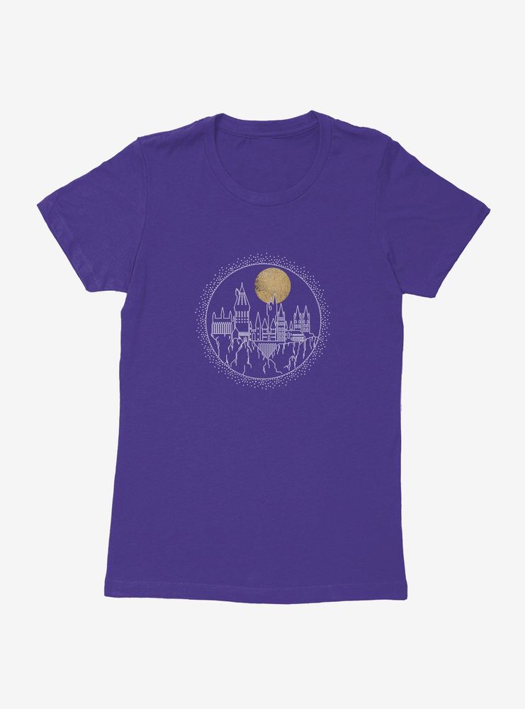 Harry Potter Hogwarts Full Moon Womens T-Shirt