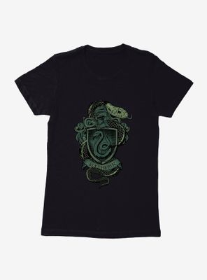 Harry Potter Slytherin Crest Womens T-Shirt