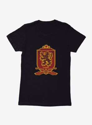 Harry Potter Gryffindor Quidditch Crest Womens T-Shirt