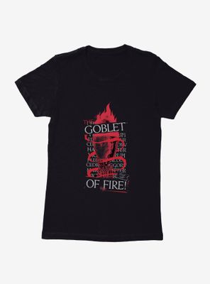 Harry Potter Goblet Of Fire Script Womens T-Shirt