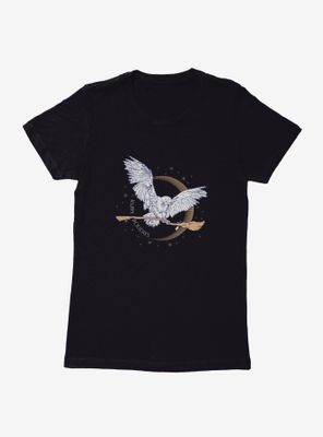 Harry Potter Hedwig Happy Holidays Womens T-Shirt
