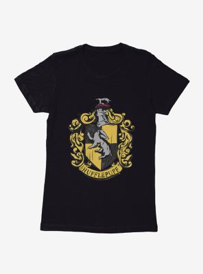Harry Potter Hufflepuff Shield Womens T-Shirt