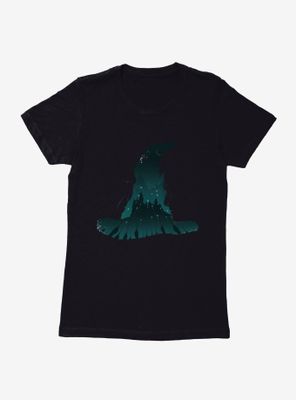 Harry Potter Sorting Hat Silhouette Womens T-Shirt