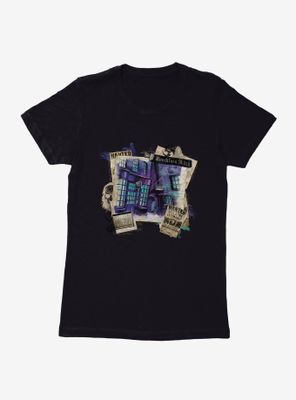 Harry Potter Knockturn Alley Collage Womens T-Shirt