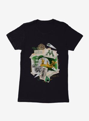 Harry Potter Ministry Of Magic Collage Womens T-Shirt