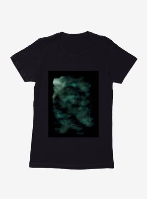 Harry Potter Deathly Hallows Clouds Womens T-Shirt