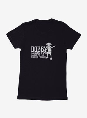 Harry Potter Dobby To The Rescue Womens T-Shirt