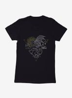 Harry Potter Thestral Outline Womens T-Shirt