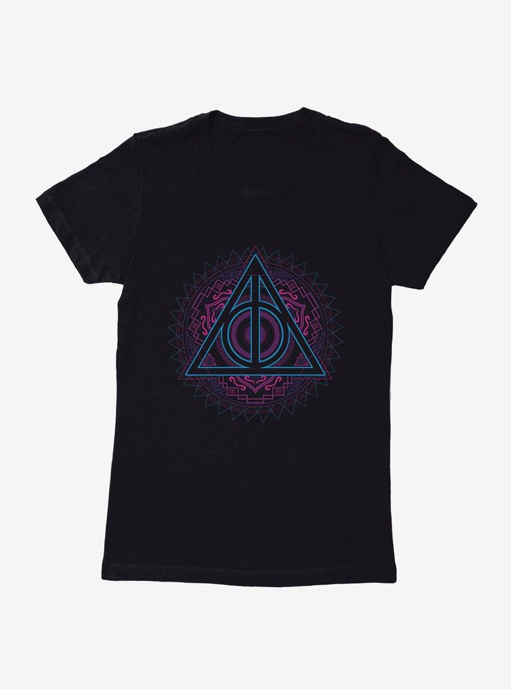 Harry Potter Deathly Hallows Symbol Decal Womens T-Shirt